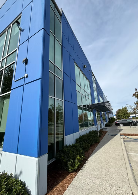 Exterior painting of commercial property in Vancouver BC